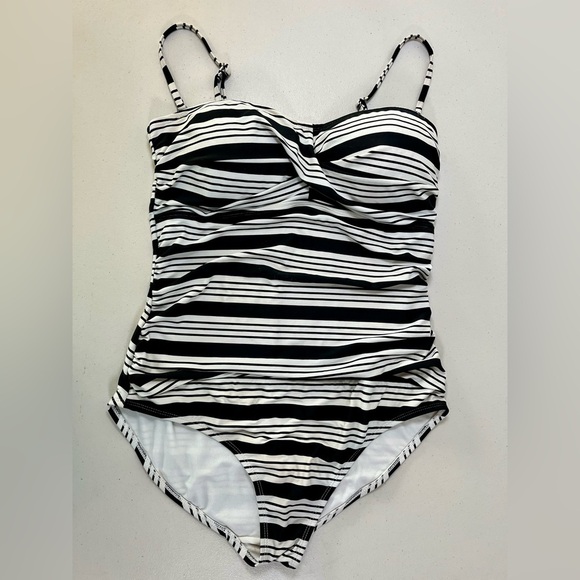 Catalina Monochrome Striped Swimwear - Picture 5 of 11